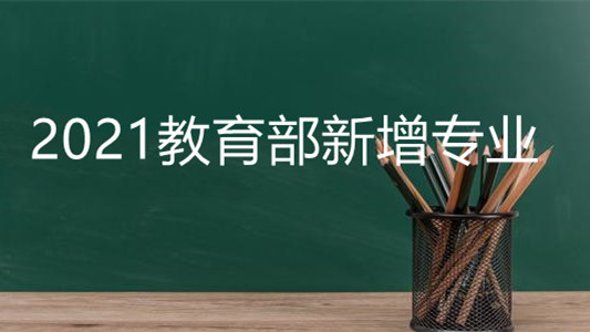 2021教育部新增专业 2021年大学新增专业