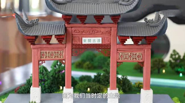 师生用面粉雕出10组扬州标志建筑 食雕是非物质文化遗产项目(图1)